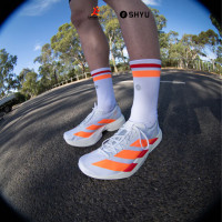 SHYU - Half Crew - White - Tangerine - Red